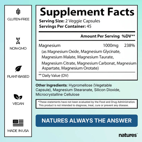 Natures - 8-in-1 Magnesium Complex